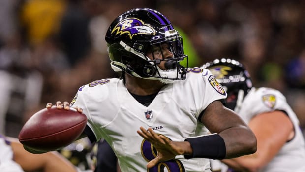Baltimore Ravens quarterback Lamar Jackson